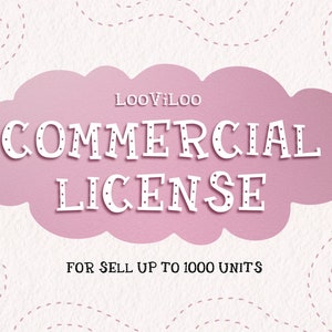 Commercial LICENSE up to 1000 sales