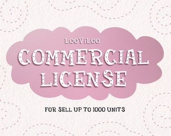 Commercial LICENSE up to 1000 sales