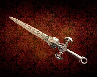 Athame Phase de lune pour rituel d'autel de sorcellerie wicca