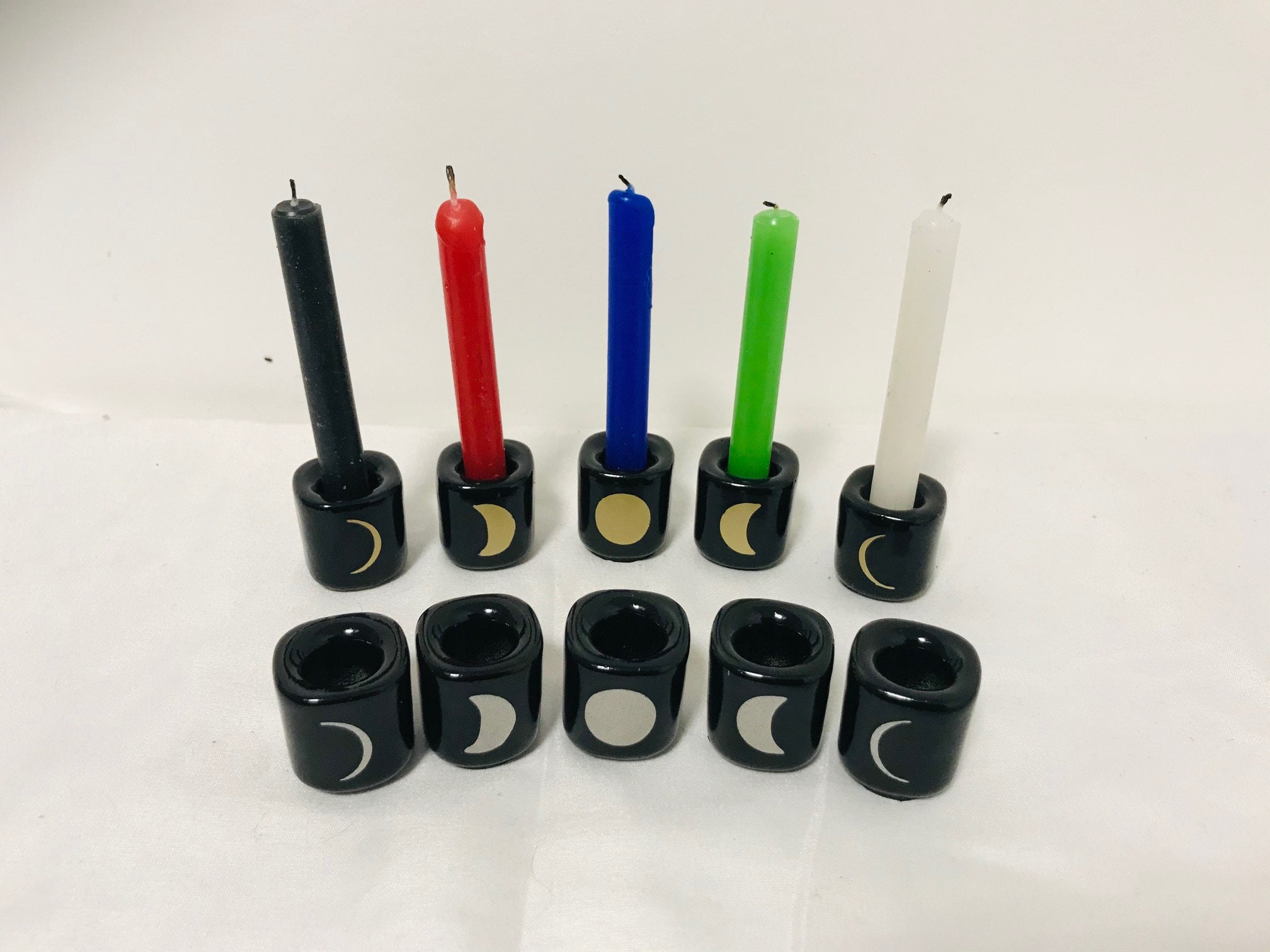 Chime Candle Holders Spell Candle Holder Ritual Candle Holder Etsy