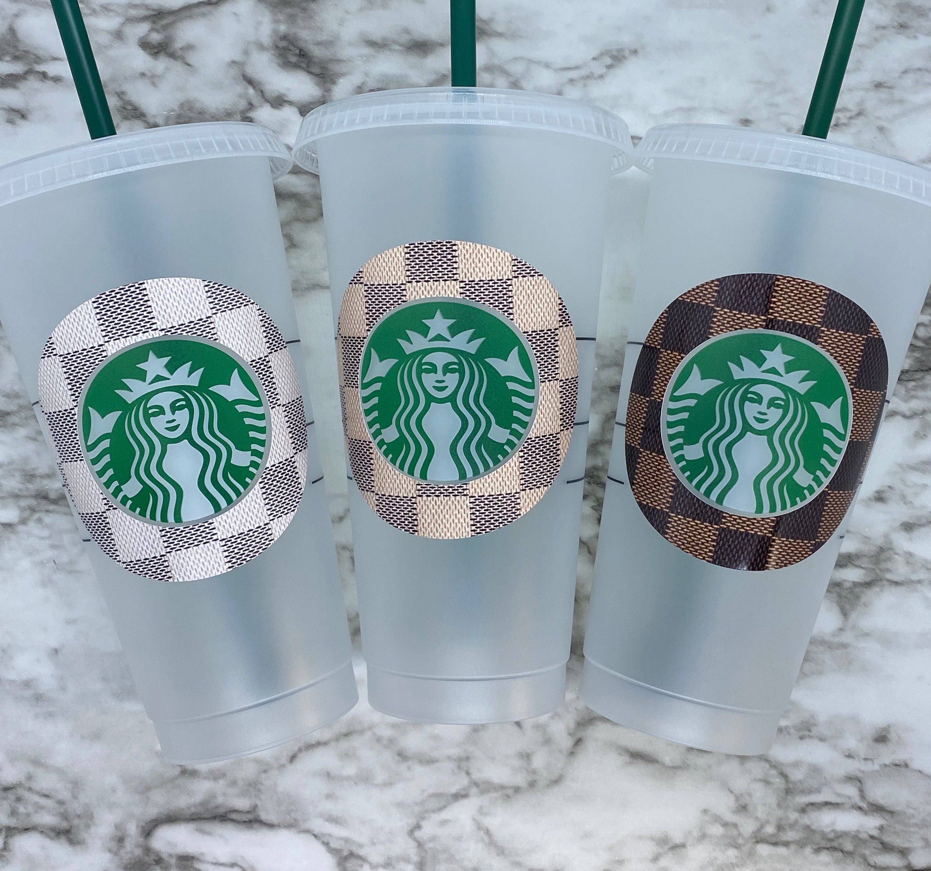 LV Inspired Starbucks Venti Cup – Stick it with Isa