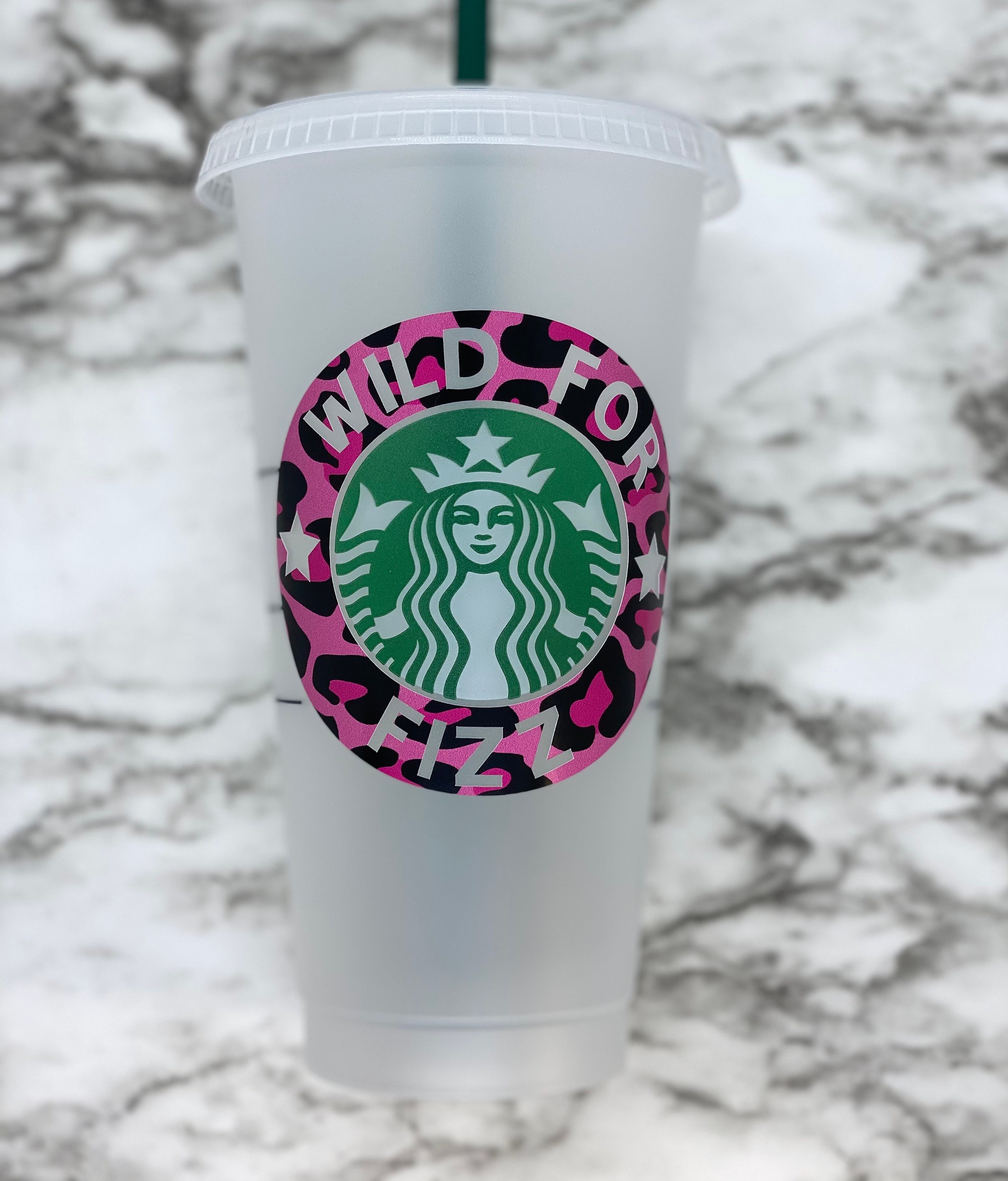 Wild For Fizz Personalized Starbucks Cups | Etsy