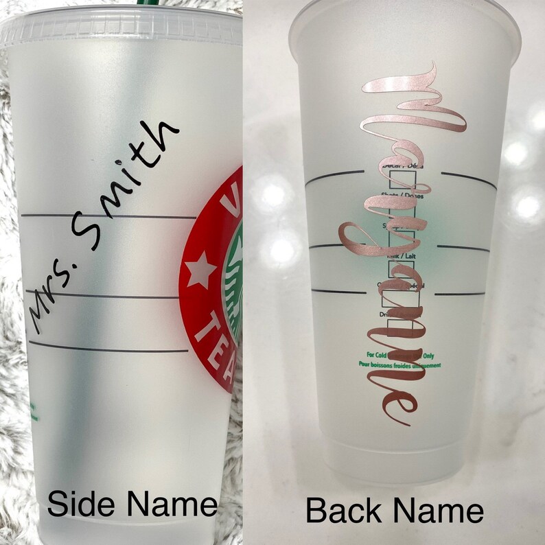 I Love You Personalized Starbucks Cups Personalized Birthday
