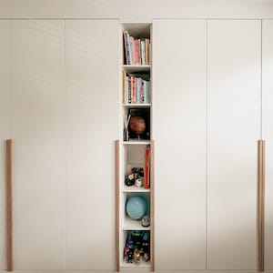 Minimalist oak wood handles 130cm, 140cm, Ikea pax upgrade. image 6