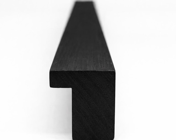 Minimalist wooden black handles, Ikea pax upgrade, new design, 75-90cm.