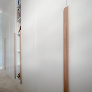 Minimalist oak wood handles, Ikea pax upgrade, 95-110cm. image 8