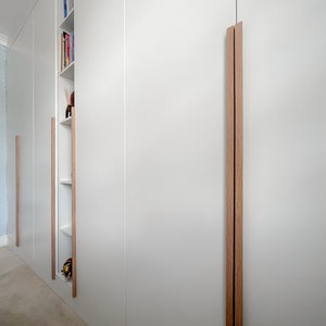 Manches minimalistes en bois de chêne 75-90 cm image 10