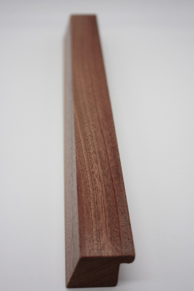 95-140cm walnut wood handles, minimalist, handmade wardrobe handles. image 8