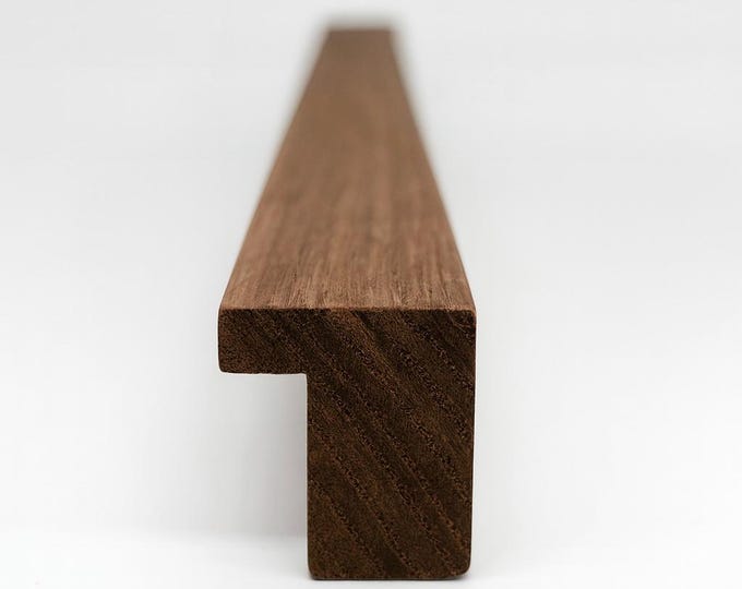 Minimalist walnut wood handles, Ikea pax upgrade, new design, 75-90cm