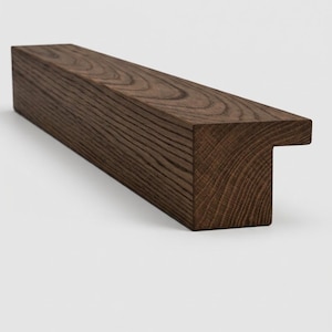 Walnut IKEA PAX Handles, Long Cabinet Pulls, Modern Wardrobe Hardware, Custom 95-150cm
