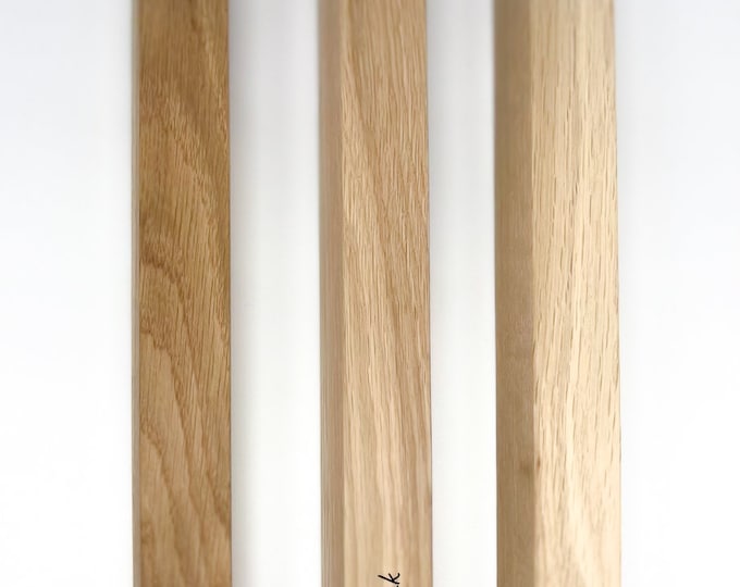 Minimalist oak handles, Ikea pax upgrade, new design, 120cm.