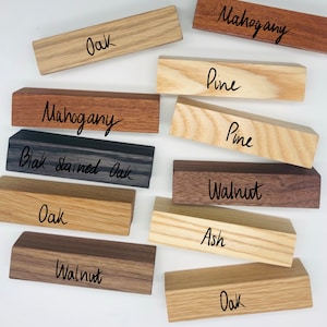 Samples, wood off cuts.
