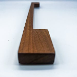 Minimalist walnut wood handles, Ikea pax upgrade, new design, 100cm. image 2