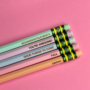 Engraved Ticonderoga Pencils