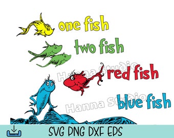 Download Dr Seuss Fish Svg Etsy