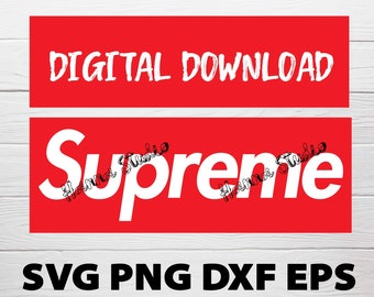 Download Free Supreme Logo Svg Etsy SVG Cut Files