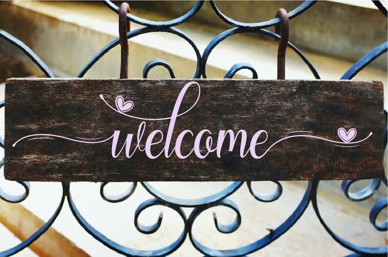 Free Free 175 Welcome Wedding Sign Svg SVG PNG EPS DXF File