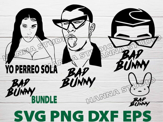 Bad Bunny Svg Bundle Bad Bunny Bugs Svg File For Diy Etsy