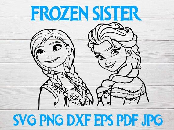 Frozen svg Sister svg frozen birthday shirt Frozen cut file | Etsy
