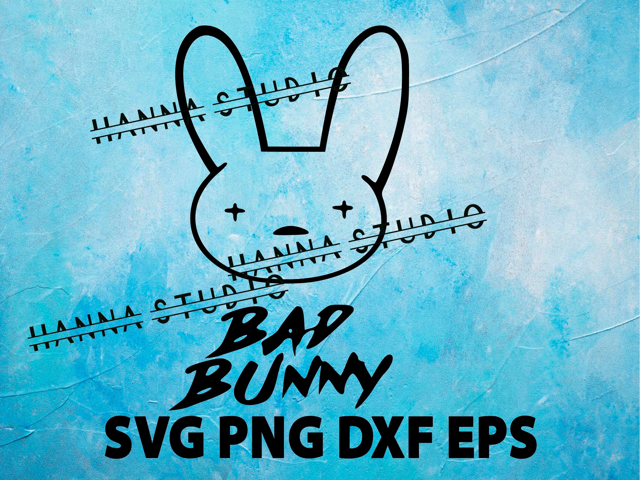 Download Bad Bunny Logo Svg Bad Bunny Svg File For Cricut Etsy