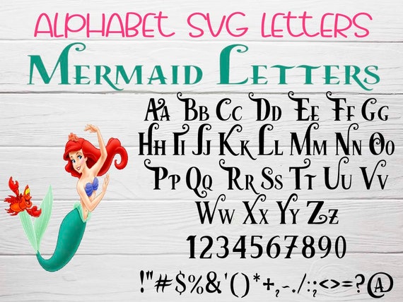 Free Free Mermaid Svg Font 682 SVG PNG EPS DXF File