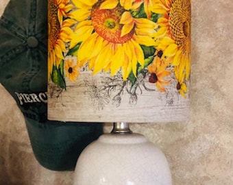 Sunflower Table Lamp Etsy