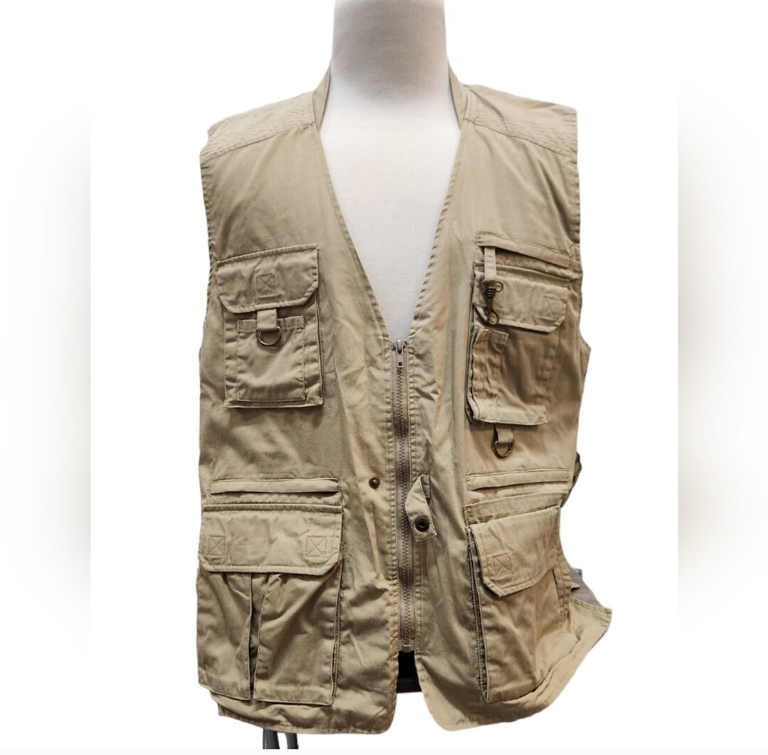 80s WOODFIELD ハンティングベスト　XL ベージュ 80s WOODFIELD ハンティングベストXL ベージュ