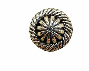 Vintage Gold Toned Button Cover