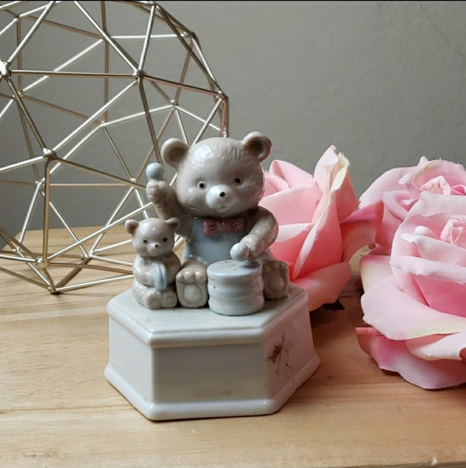 Vintage Bears Music Box Etsy