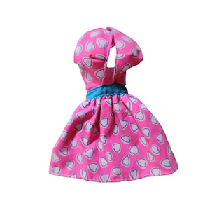 Vintage 1993 Mattel Barbie Great Weekends Fashions Outfit Pink Mini Dress Only
