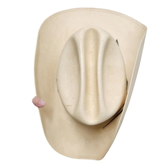 Vintage Wrangler 20X 57 7 1/8 Airgrid Sweatband S… - image 4