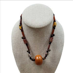 Vintage Bakelite Beaded Necklace
