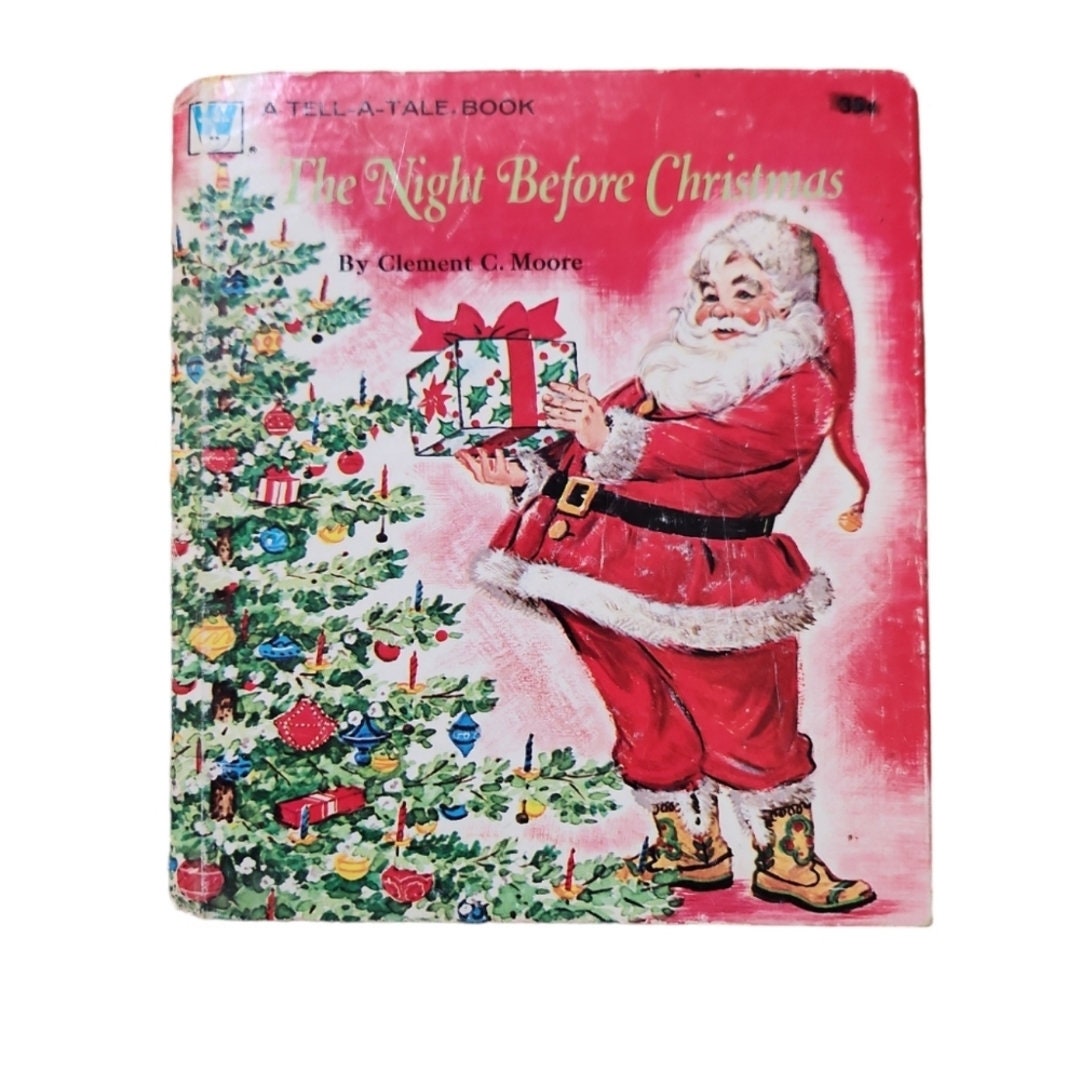 Vintage 1969 Tell-a-tale the Night Before Christmas by Clement C Moore ...
