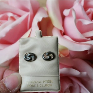 Vintage Silver Post Earrings