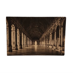 Cartão Postal Vintage Versailles La Galerie Des Glaces Spiegel Galerie