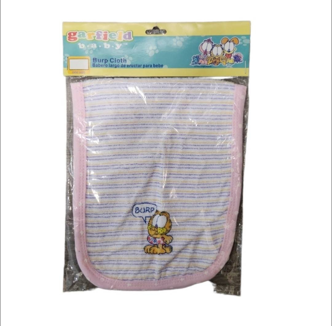 Vintage Hartford Garfield Baby Burp Cloth