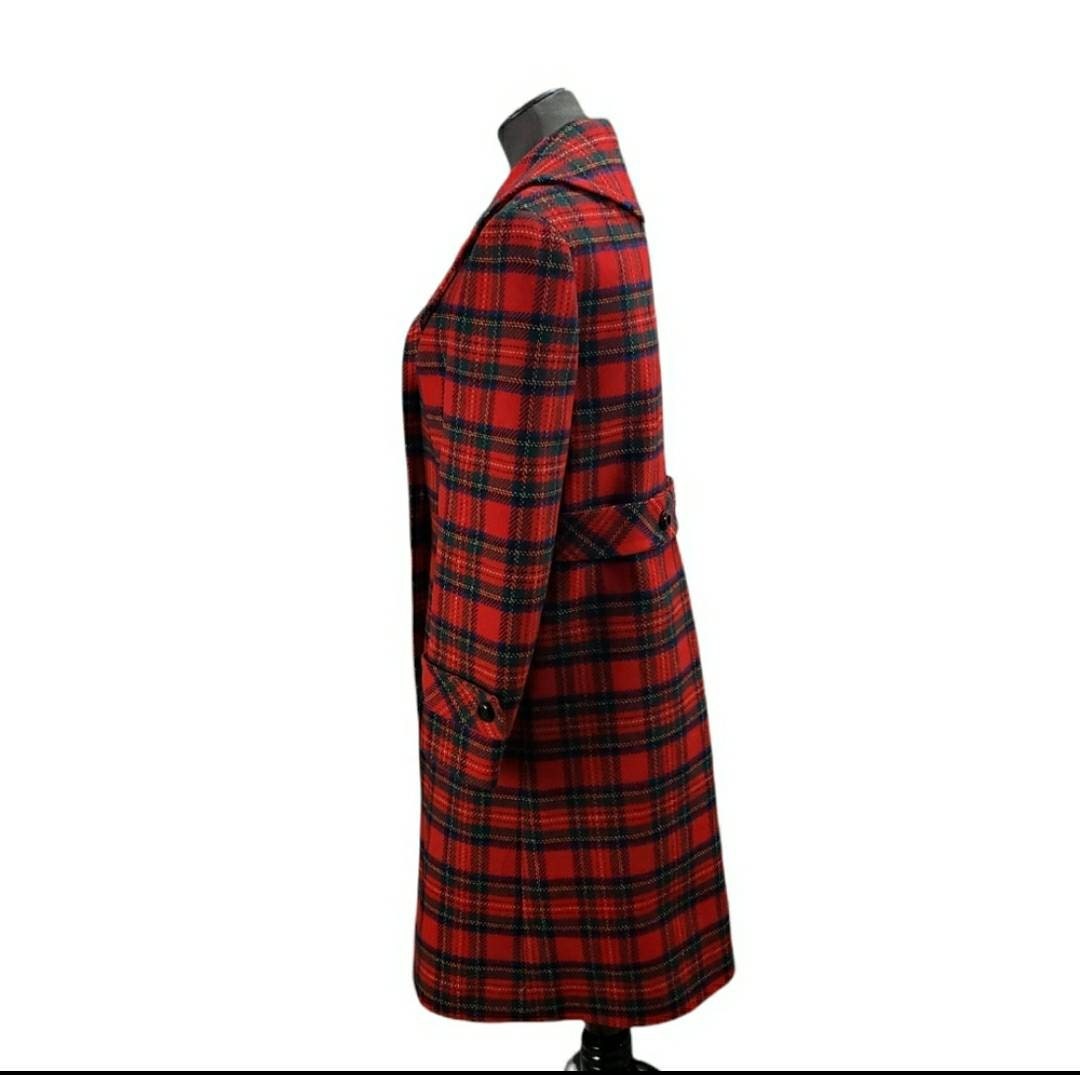 Pendleton チェック柄コート　Sサイズ 100% ヴァージンウール ヴィンテージ ペンドルトン サイズ6 チェック柄 100% バージン