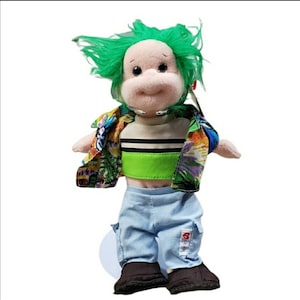 1993 TY Beanie Kids Shenanigans + TY Gear Outfit Original Tag
