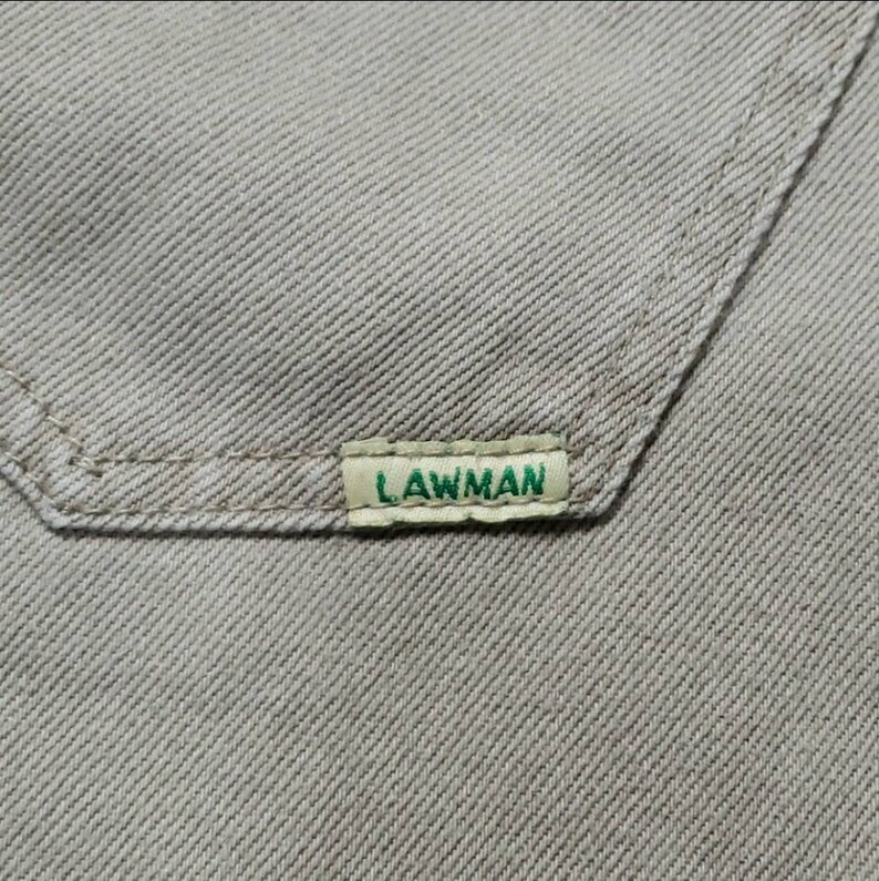 Vintage Lawman Jeans Juniors Size 9 Faux Button Front Shorts