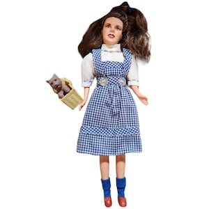 1988 Multi Toys Zauberer von Oz Dorothy Komplett mit Schuhen, Toto, Korb