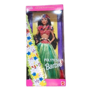 Vintage 1994 Mattel Polynesian Barbie #12700 Dolls of the World Collection