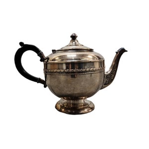 Théière E.P. Copper Vikings Silverplate des années 1930