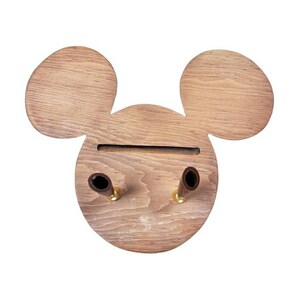 vintage Disneyland JA Company Wood Mickey Mouse Ears Porte-stylo