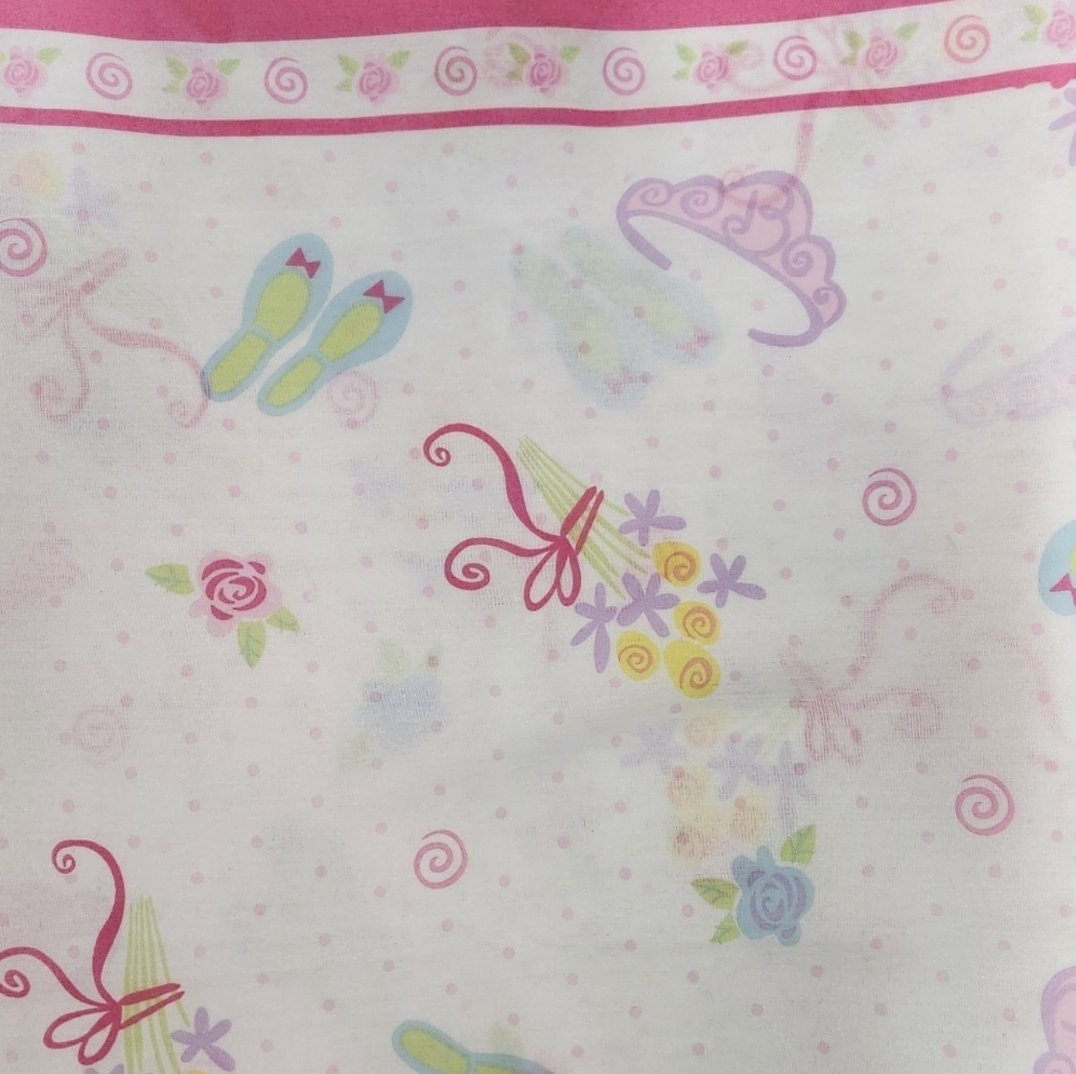 vintage-dan-river-barbie-full-size-flat-sheet-cotton-blend-etsy