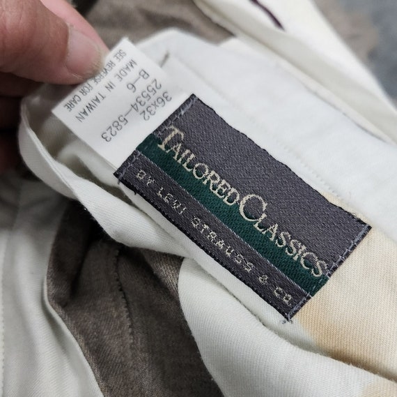 Vintage Tailored Classics by Levi Strauss & Co Size 36x32 Dress 