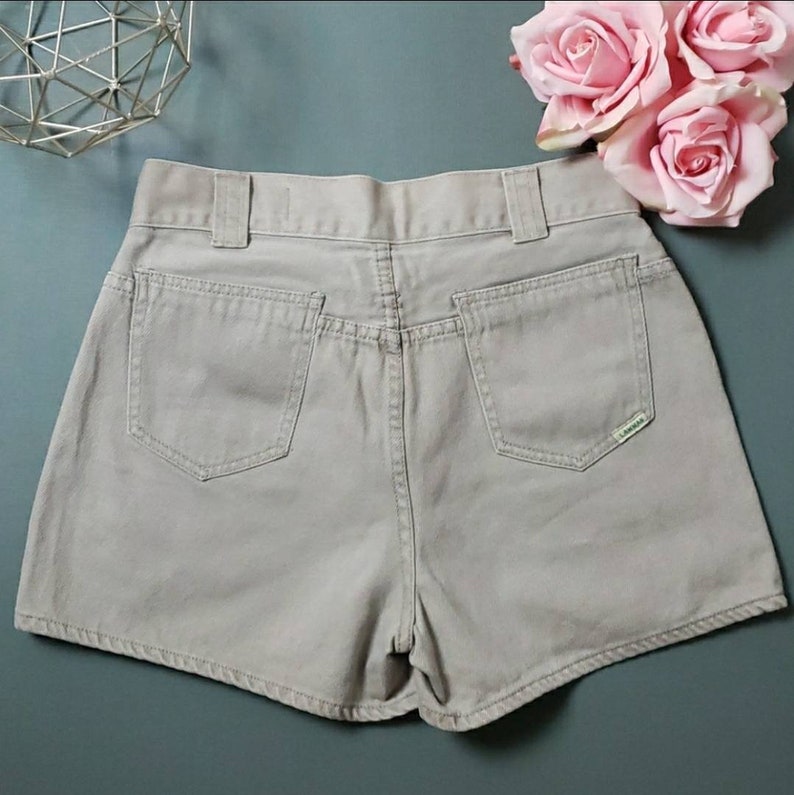 Vintage Lawman Jeans Juniors Size 9 Faux Button Front Shorts