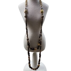 Vintage Gold Toned Butterfly Beaded Jewelry Set
