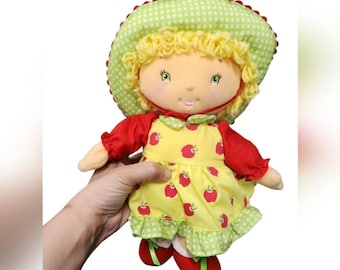 Vintage 2003 Bandai Strawberry Shortcake Apple Dumplin Plush Doll