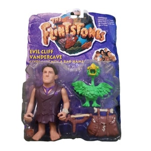 Vintage 1993 Mattel Evil Cliff Vandercave gibt Höhlenmenschen einen schlechten Namen Figurine