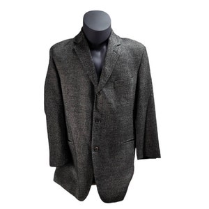 Vintage 90s Hugo Boss 46R Einstein 100% Virgin Wool Blazer